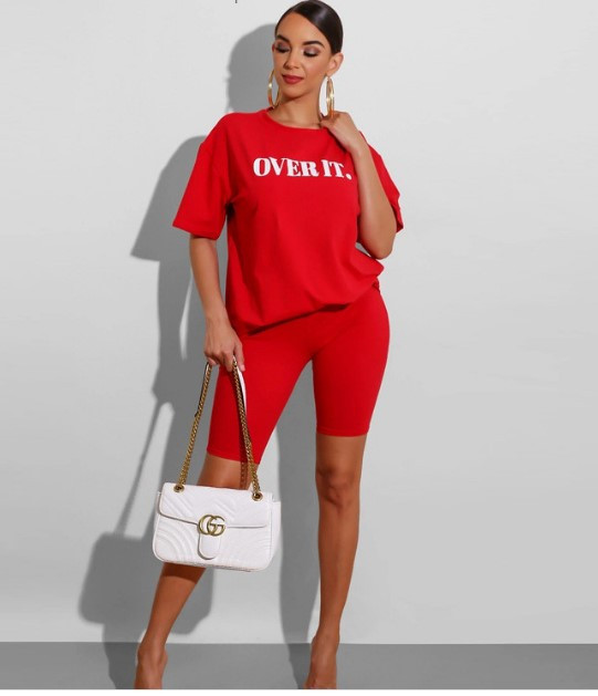 Ženski sportski komplet iz dva dijela - bluza dugih rukava i tajice