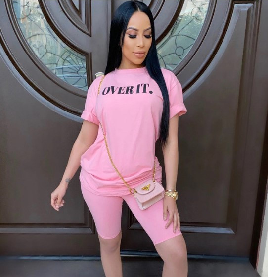 Ženski sportski komplet iz dva dijela - bluza dugih rukava i tajice