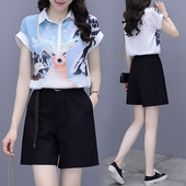 Novi model ljetnog kompleta - košulja s printom i kratke hlačice