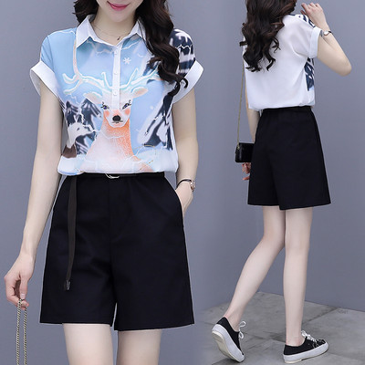 Novi model ljetnog kompleta - košulja s printom i kratke hlačice