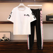 Casual ženski komplet majica kratkih rukava i hlača