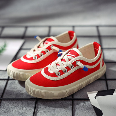 Bērnu kedas ar plakanām zolēm meitenēm un zēniem