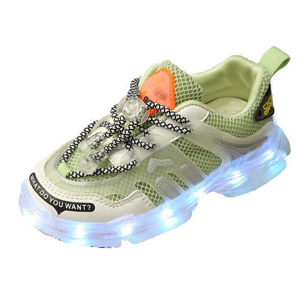 Dječje ležerne tenisice s vezicama i svjetlećim potplatom