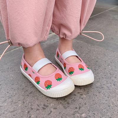 Bērnu kedas ar plakanu zoli un gumiju