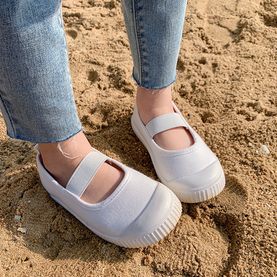 Bērnu kedas ar plakanu zoli un gumiju