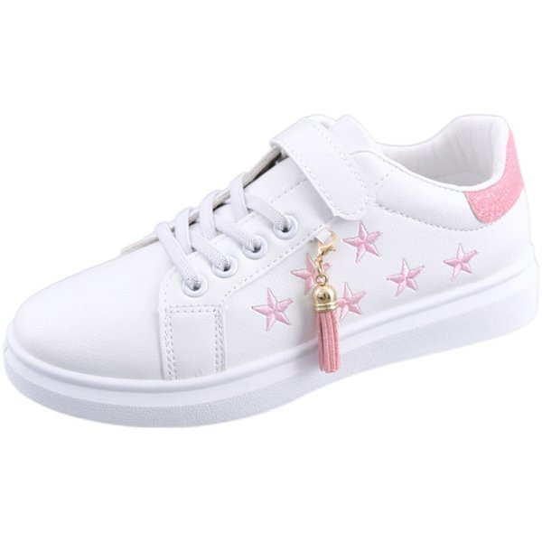 Dov model dječjih tenisica za djevojčice s vezom i resicama