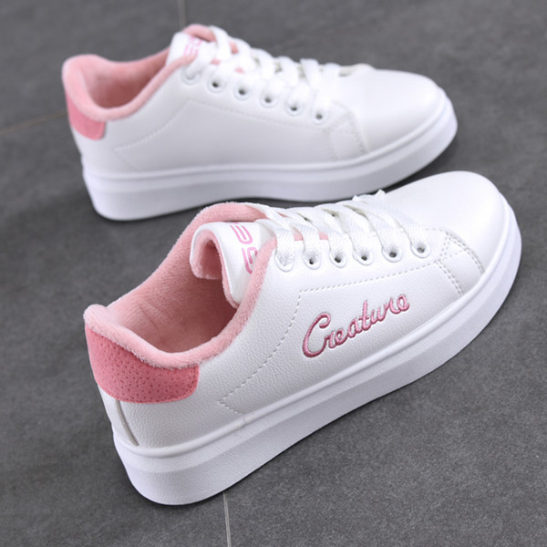 Bijele tenisice za djevojčice s vezama i vezom - pogodne za proljeće i ljeto