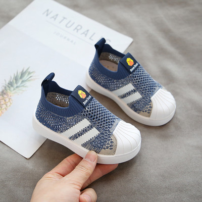 Vaikiški laisvalaikio batai iš tekstilės plokščiu padu