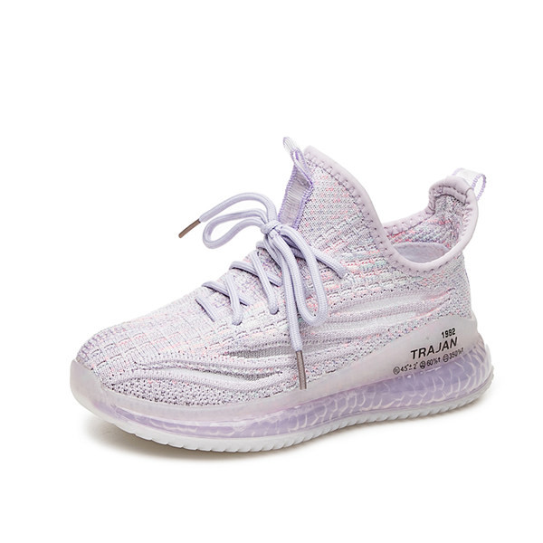 Dječje tekstilne tenisice sa vezicama i ravnim đonom - tri boje