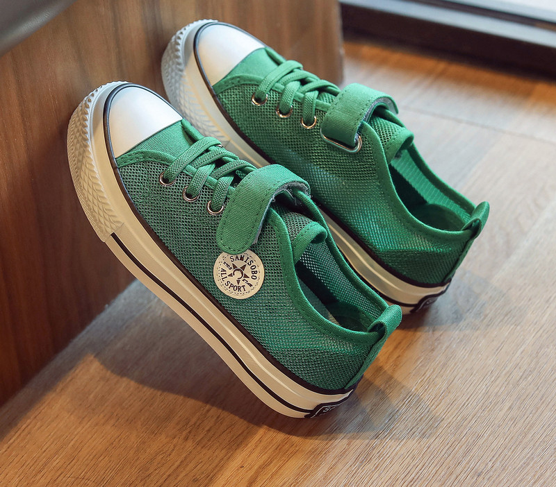 Elpojošas bērnu kedas meitenēm un zēniem ar velcro aizdari