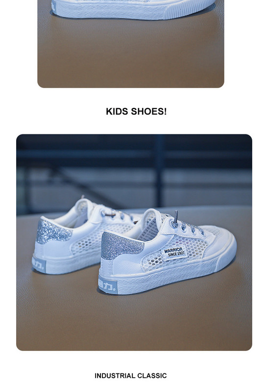 Bērnu audekla kedas no sieta auduma meitenēm