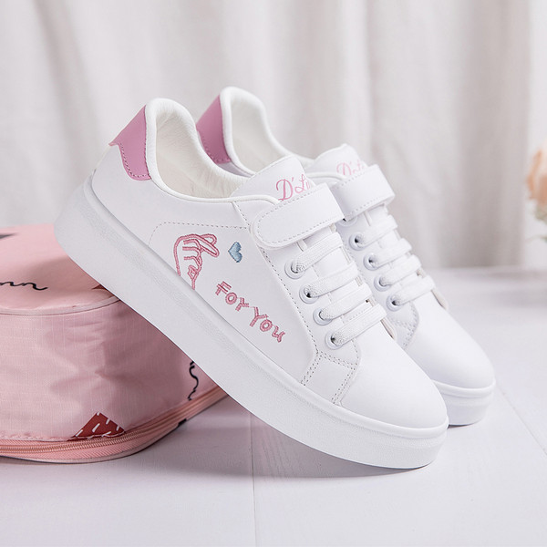 Novi model aktualnih dječijih patika za djevojčice sa vezom i natpisom