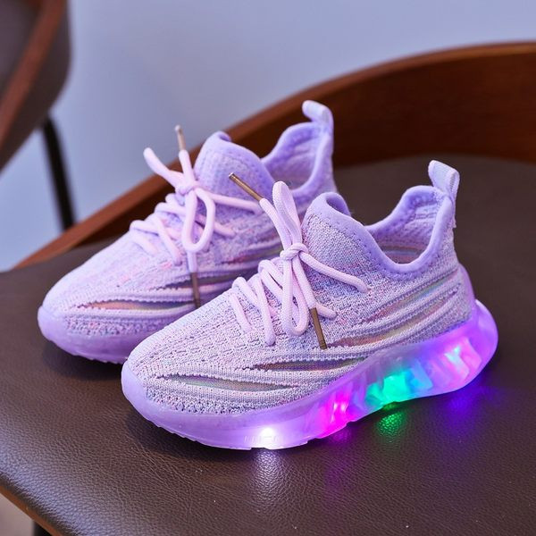 Svjetleće tenisice s vezicama - za djevojčice