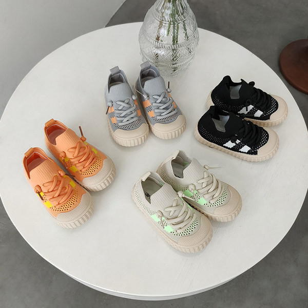 Canvas bērnu elpojošas kedas ar plakanām zolēm