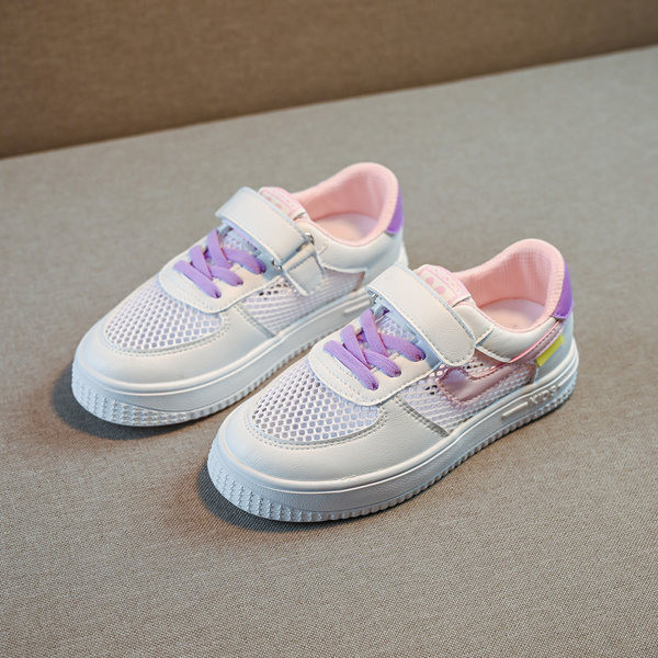 Νέο μοντέλο παιδικά αθλητικά παπούτσια για κορίτσια και λουράκια βελκρό 