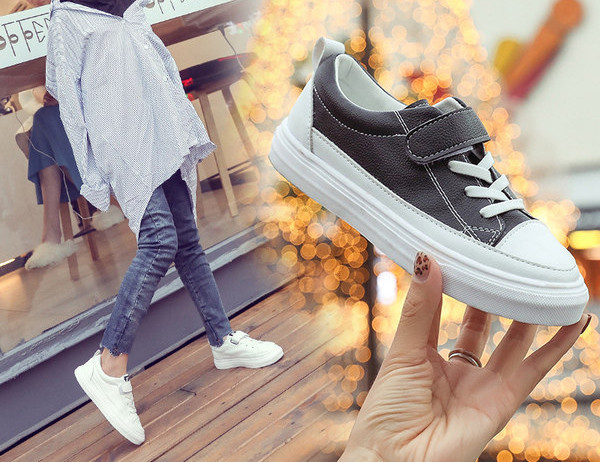 Dječje kožne tenisice na čičak