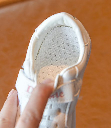 Proljetne dječje tenisice za djevojčice u bijeloj boji