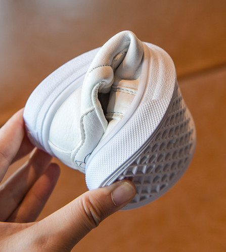 Proljetne dječje tenisice za djevojčice u bijeloj boji