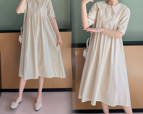 Aktuālā kleita grūtniecēm garš modelis