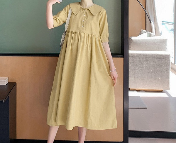 Aktuālā kleita grūtniecēm garš modelis