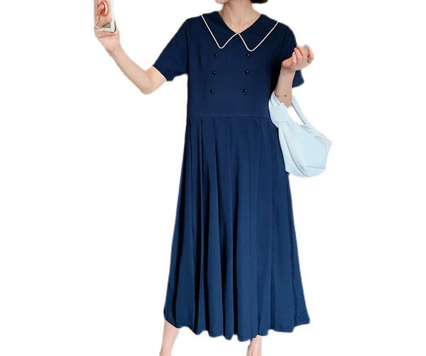 Ženski dugi model haljine za trudnice