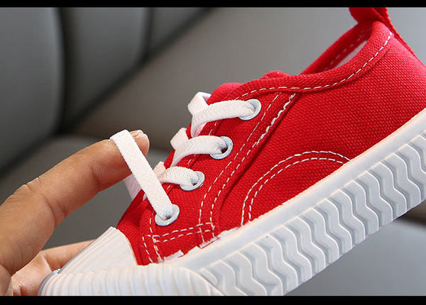 Dječje platnene tenisice na vezice - za djevojčice i dječake