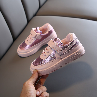 Sjajne dječje tenisice na čičak - za djevojčice