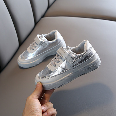 Sjajne dječje tenisice na čičak - za djevojčice