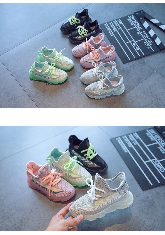 Gaismas bērnu kedas meitenēm un zēniem