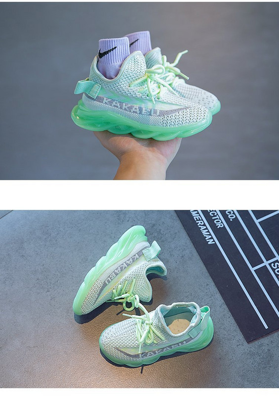 Gaismas bērnu kedas meitenēm un zēniem