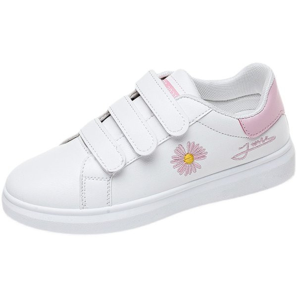 Jauns kedu modelis meitenēm no eko ādas ar uzlīmēm un izšuvumiem