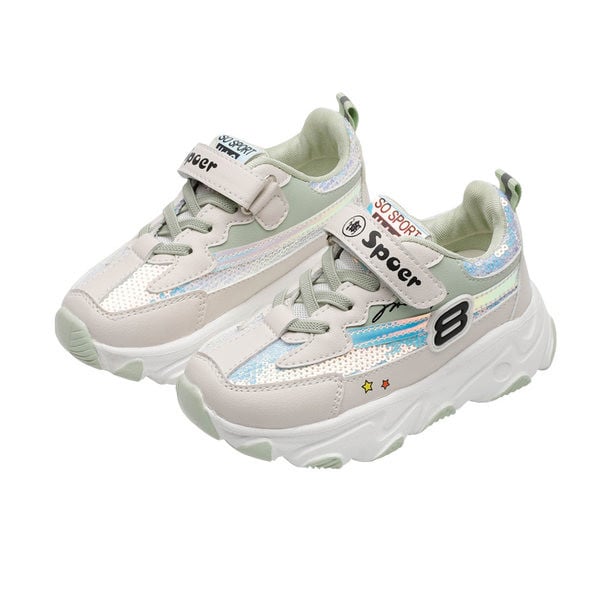 Jauns bērnu kedu modelis ar velcro uzlīmēm ar uzrakstu