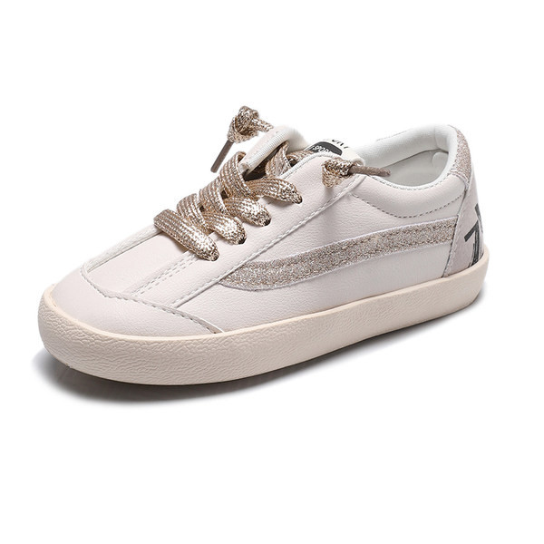 Bērnu ādas kedas ar šņorēm - meitenēm un zēniem