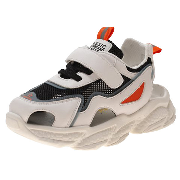 Bērnu vasaras kedas ar uzlīmēm meitenēm un zēniem