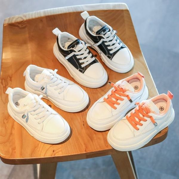 Bērnu kedas no eko ādas ar plakanu zoli - meitenēm un zēniem