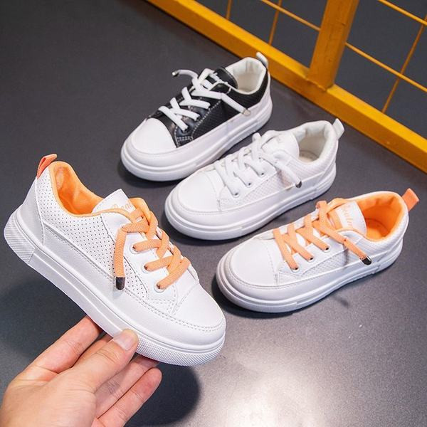 Bērnu kedas no eko ādas ar plakanu zoli - meitenēm un zēniem