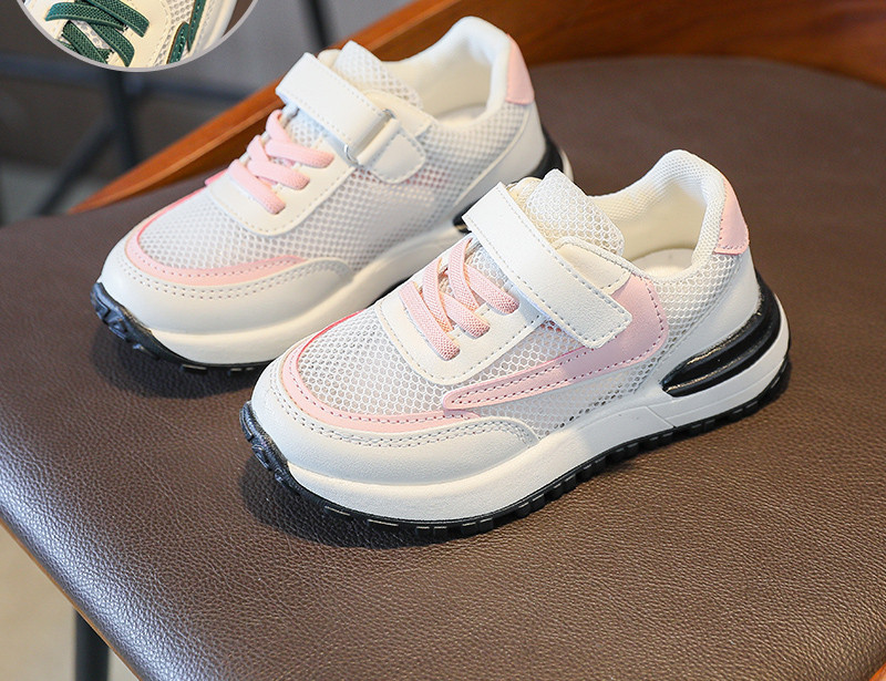 Bērnu kedas ar saitēm un uzlīmēm meitenēm un zēniem