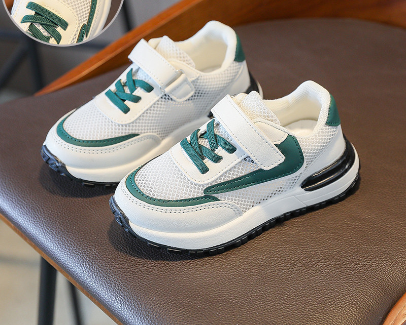 Bērnu kedas ar saitēm un uzlīmēm meitenēm un zēniem