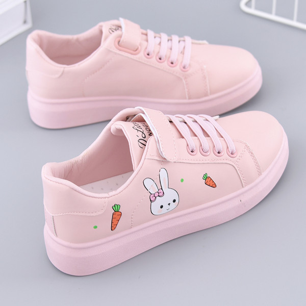 Pavasara bērnu kedas meitenēm no eko ādas ar saitēm un uzlīmi