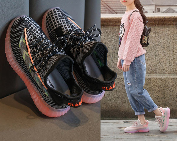 Bērnu audekla kedas ar šņorēm meitenēm un zēniem