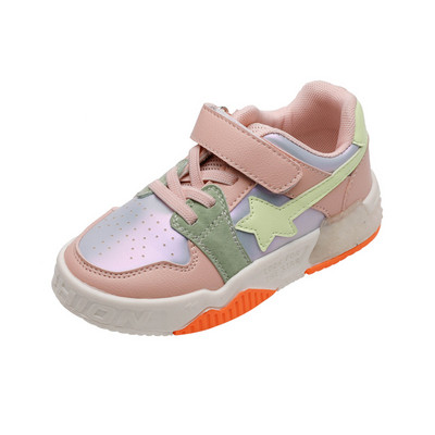 Bērnu kedas ar mežģīnēm un uzlīmi trīs krāsās