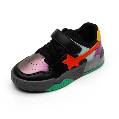 Bērnu kedas ar mežģīnēm un uzlīmi trīs krāsās