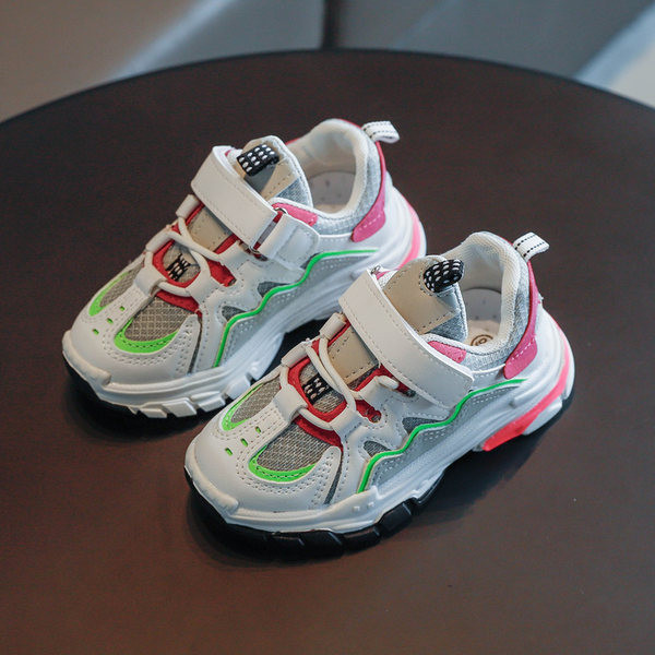 Dječje tenisice s uzorkom u boji i vezicama u tri boje