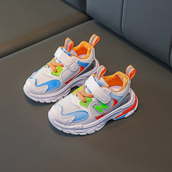 Bērnu kedas ar krāsu rakstu un uzlīmēm divās krāsās