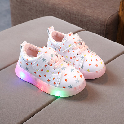 Moderne dječje svjetleće tenisice s vezicama