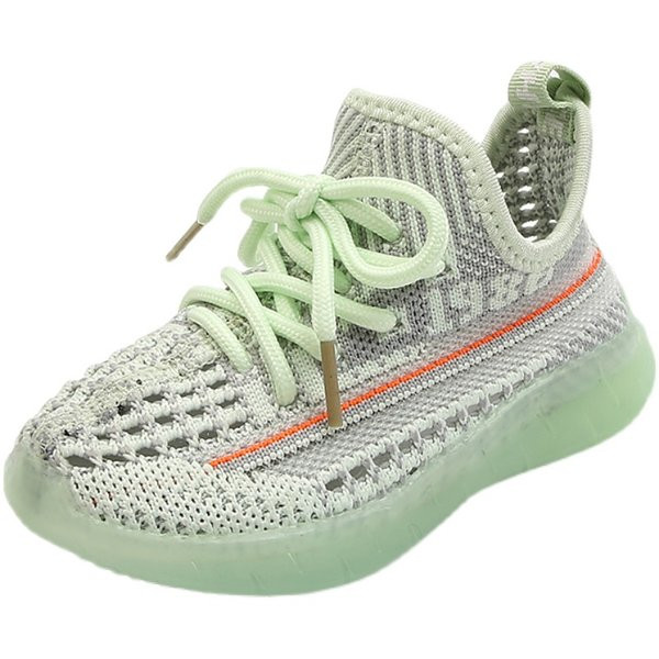 Dječje svjetleće tenisice od tekstila sa vezicama