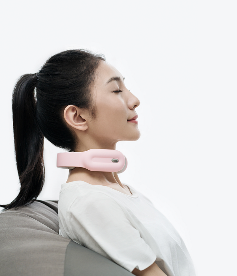 Συσκευή μασάζ κατάλληλη για το λαιμό και ώμους με τηλεχειριστήριο