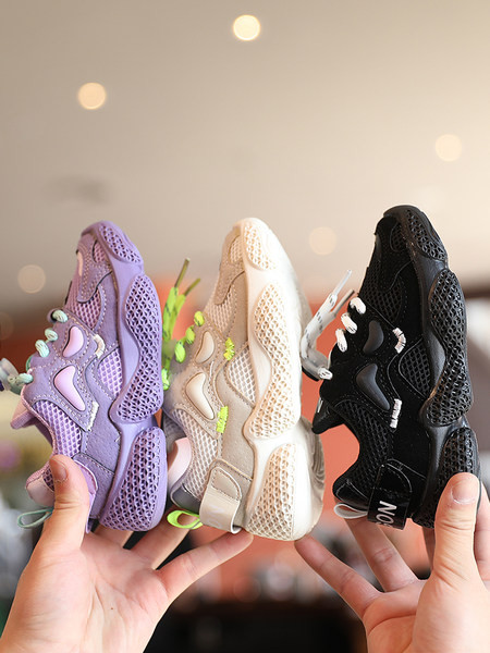 Mūsdienīgas bērnu kedas meitenēm eko ādas un auduma - elpojošas