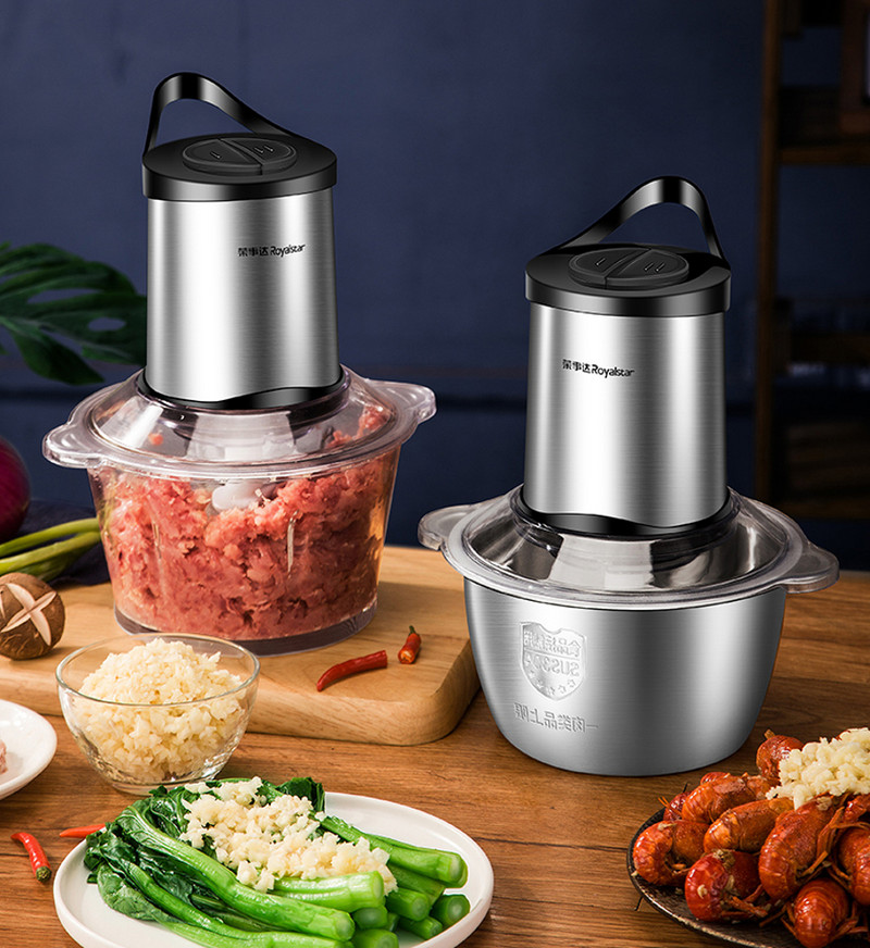 Daudzfunkcionāla mašīna gaļas un dārzeņu griešanai