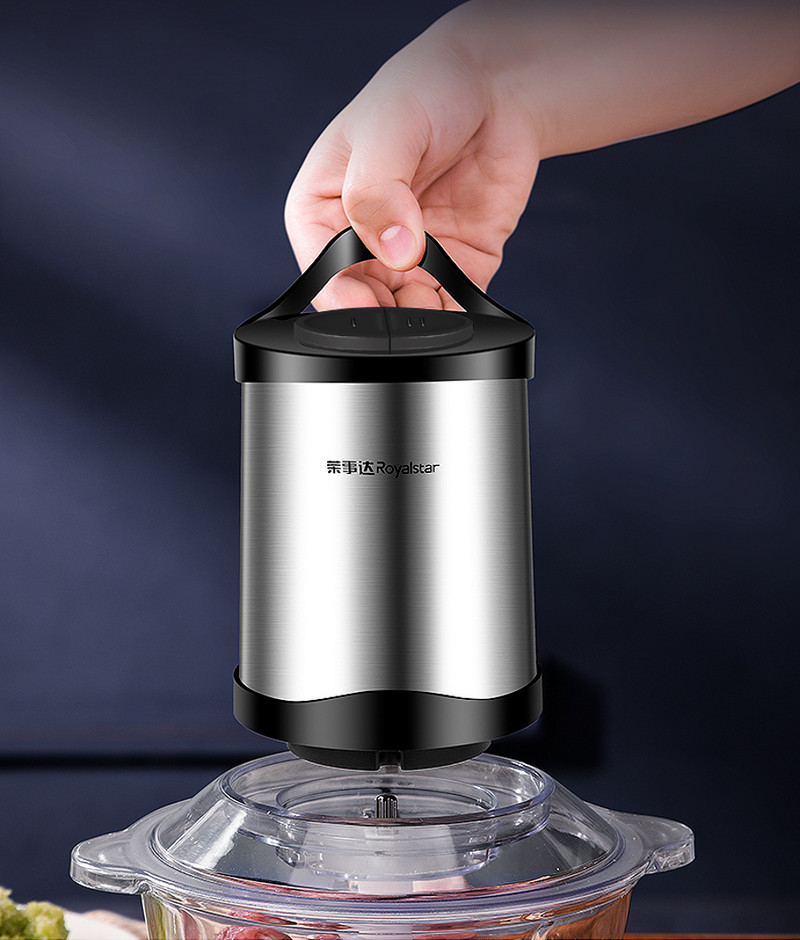 Daudzfunkcionāla mašīna gaļas un dārzeņu griešanai